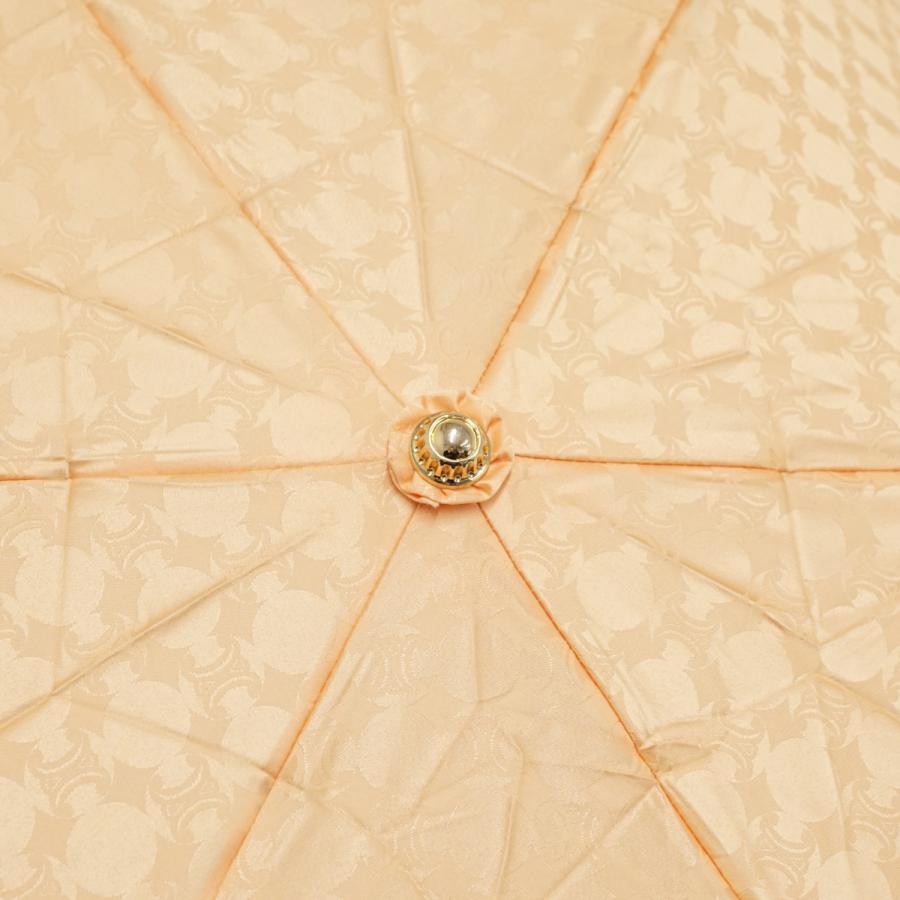 CELINE セリーヌ マカダム柄 長傘 雨傘 オレンジ　【美品】 CELINE セリーヌ マカダム柄 長傘 雨傘 オレンジ 【美品】 傘