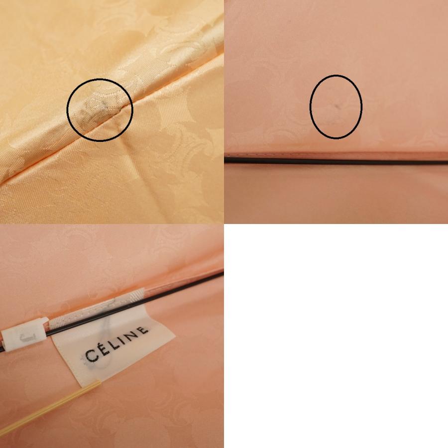 CELINE セリーヌ 高級折りたたみ傘 USED美品 マカダム ロゴ