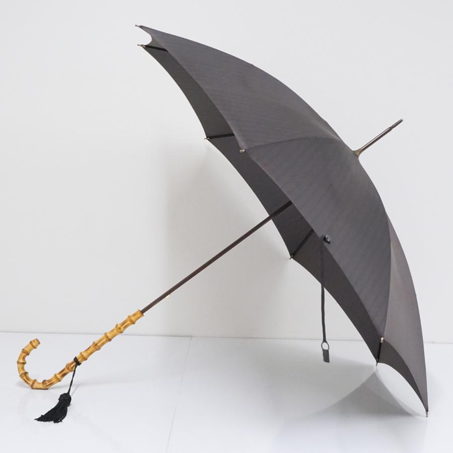 フォックスアンブレラズ メンズ高級傘 ダークグレー 美品 フォックスアンブレラズ メンズ高級傘 ダークグレー 美品