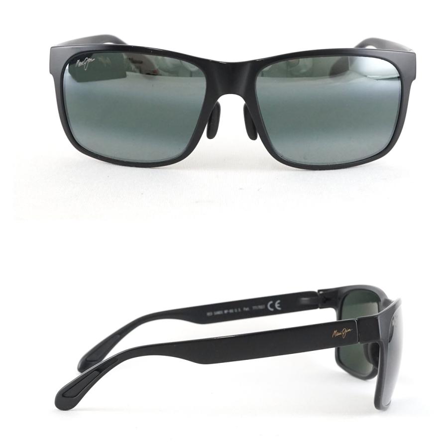 日本製 Maui Jim サングラス MJ432 2M 59 マット ブラック 日本製 Maui