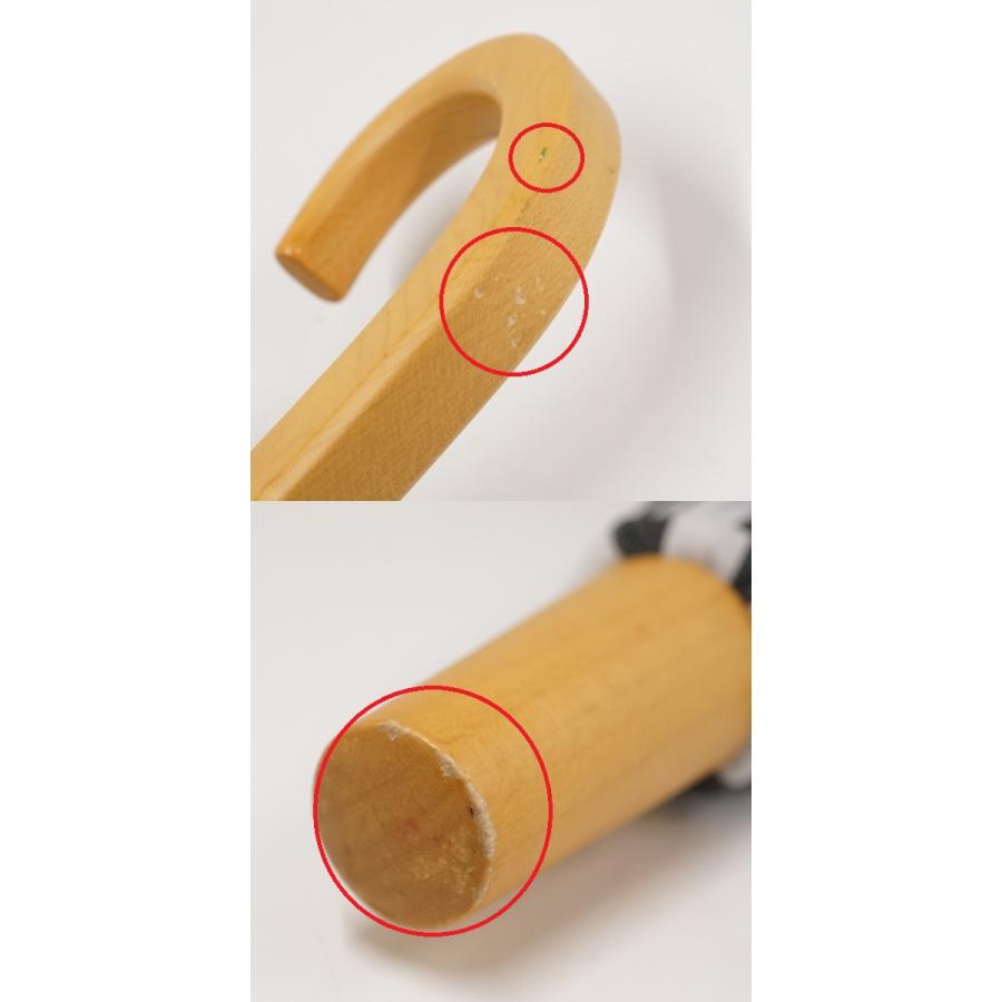 サンバリア100 完全遮光日傘 USED超美品 白黒ストライプ フリル S