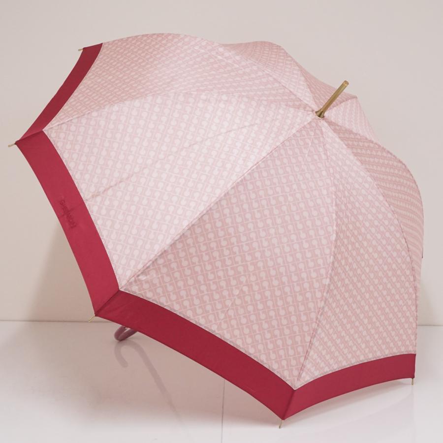 傘 GHERARDINI ゲラルディーニ USED美品 モノグラム ピンク 日本製