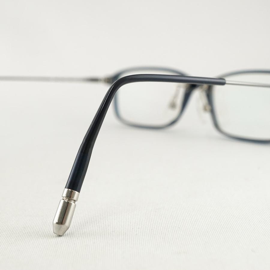 眼鏡 眼鏡市場 nose free NOF-210 USED美品 メガネのみ ネイビー 鼻