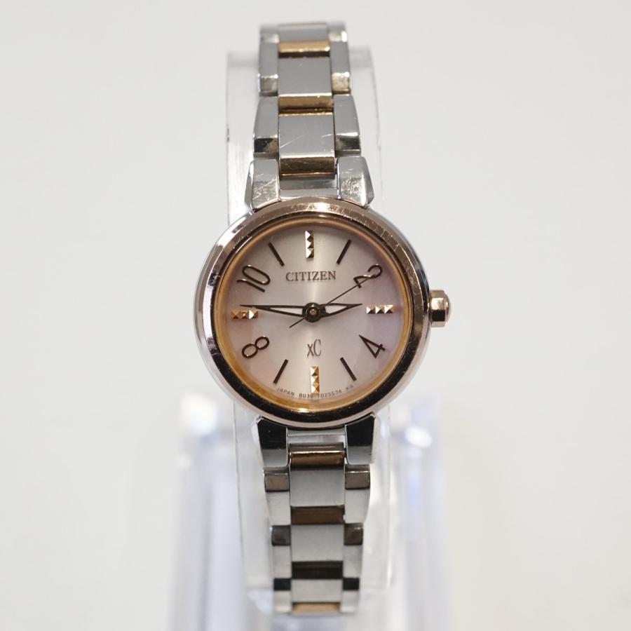 XC CITIZEN クロスシー 腕時計 USED美品 B036-T016596 レディース エコドライブ ソーラー 完動品 シチズン ...
