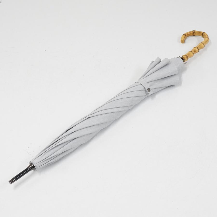サンバリア100 完全遮光 日傘 USED美品 Mサイズ moku グレー 寒竹手元