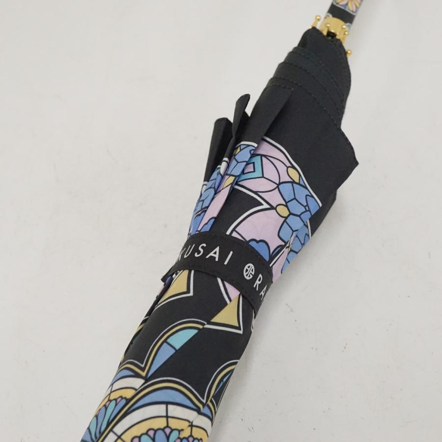 傘 HOKUSAI GRAPHIC 北斎グラフィック USED品 丸屋根深張傘 大聖堂 黒