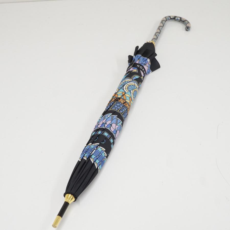 HOKUSAI GRAPHIC 北斎グラフィック 長傘 傘 HOKUSAI GRAPHIC 北斎グラフィック USED品 丸屋根深張傘 大聖堂 黒