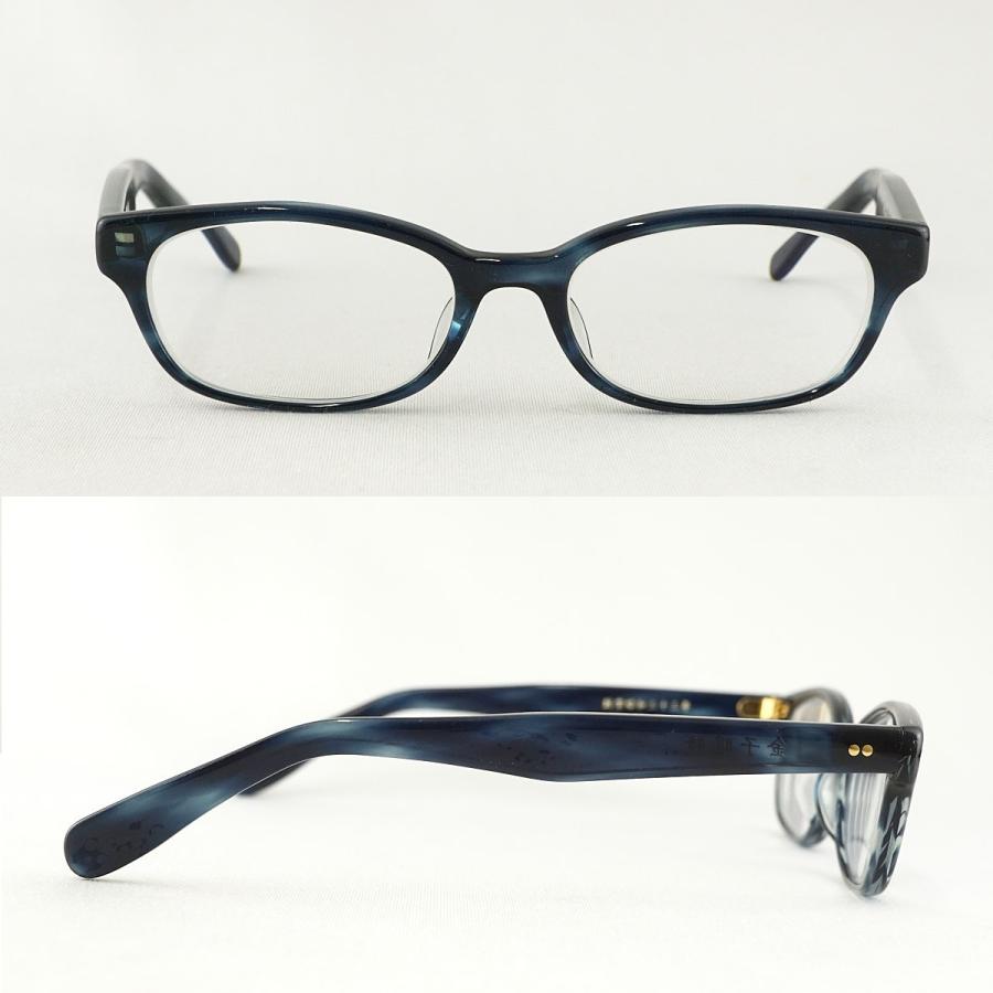 金子眼鏡店 眼鏡 金子眼鏡 CELLULOID KC-04 USED品 ネイビー