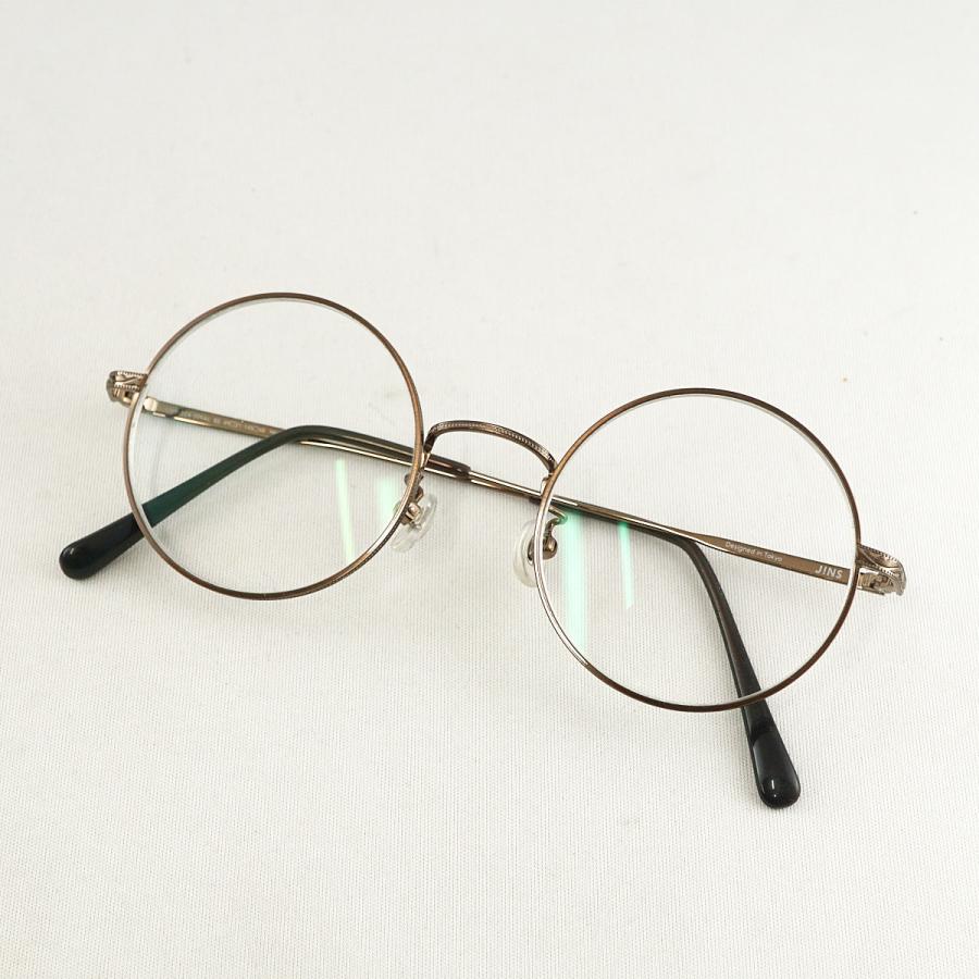 【JINS】UMF-22A-220 鼈甲柄 丸メガネフレーム ブラウン×ゴールド JINS】UMF-22A-220 鼈甲柄 丸メガネフレーム ブラウン×ゴールド
