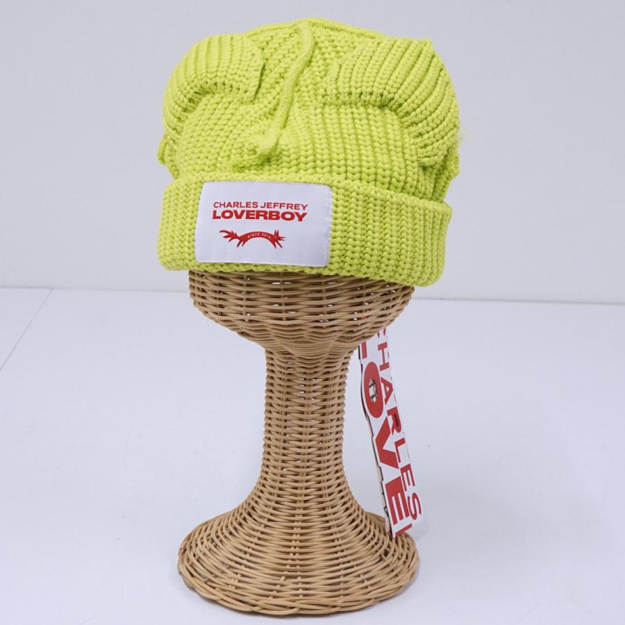 新品】チャールズジェフリーラバーボーイ ニット帽 CHUNKY EARS BEANIE