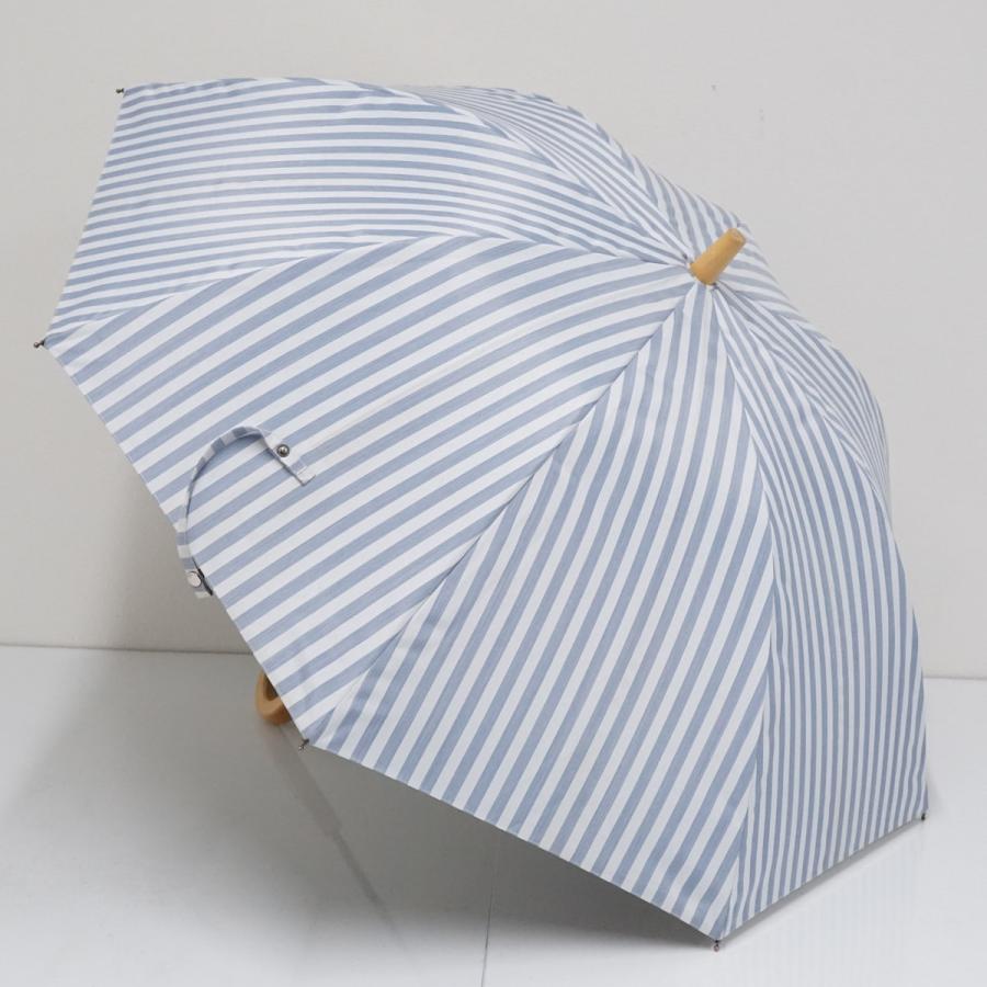 サンバリア100 完全遮光日傘 USED美品 Sサイズ ストライプ サンバリア100 完全遮光日傘 USED美品 Sサイズ ストライプ