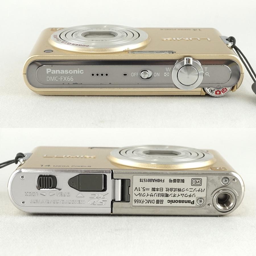 LUMIX TZシリーズ Panasonic DMC-FX66 デジタルカメラ USED美品 本体＋