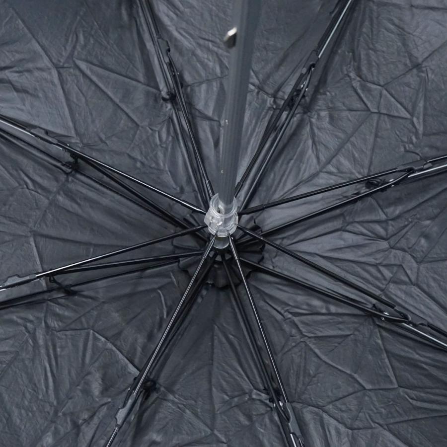 FURLA（フルラ） 折りたたみ日傘 USED品 晴雨兼用 ハート ブラック