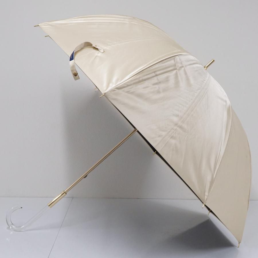 芦屋ロサブラン 日傘 折りたたみ シャンパンベージュ ベージュ 完全遮光日傘 芦屋ロサブラン 晴雨兼用 USED品 ラージサイズ プレーン
