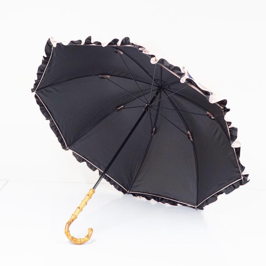 ロサブラン 完全遮光日傘 芦屋ロサブラン USED美品 ミドル フリル