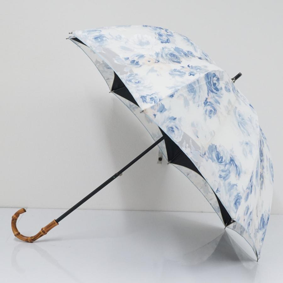 日傘 芦屋ロサブラン完全遮光日傘 USED美品 ショートサイズ フラワー  