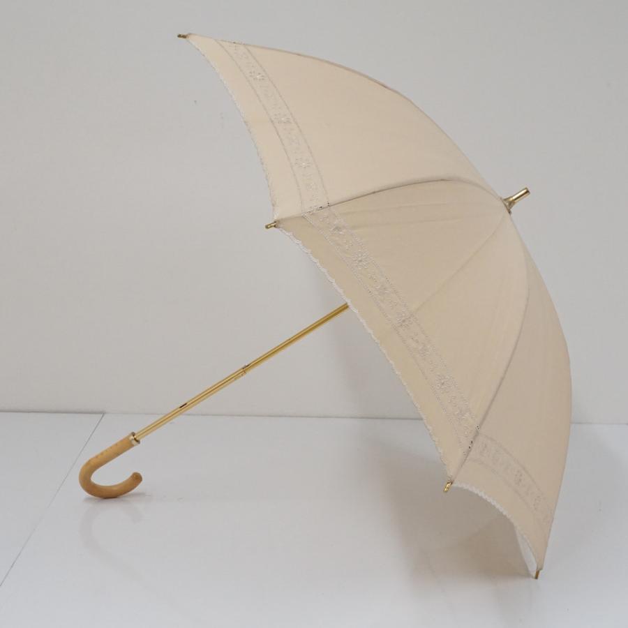 CELINE 日傘 セリーヌ USED美品 レディース 長傘 マカダム 刺繍