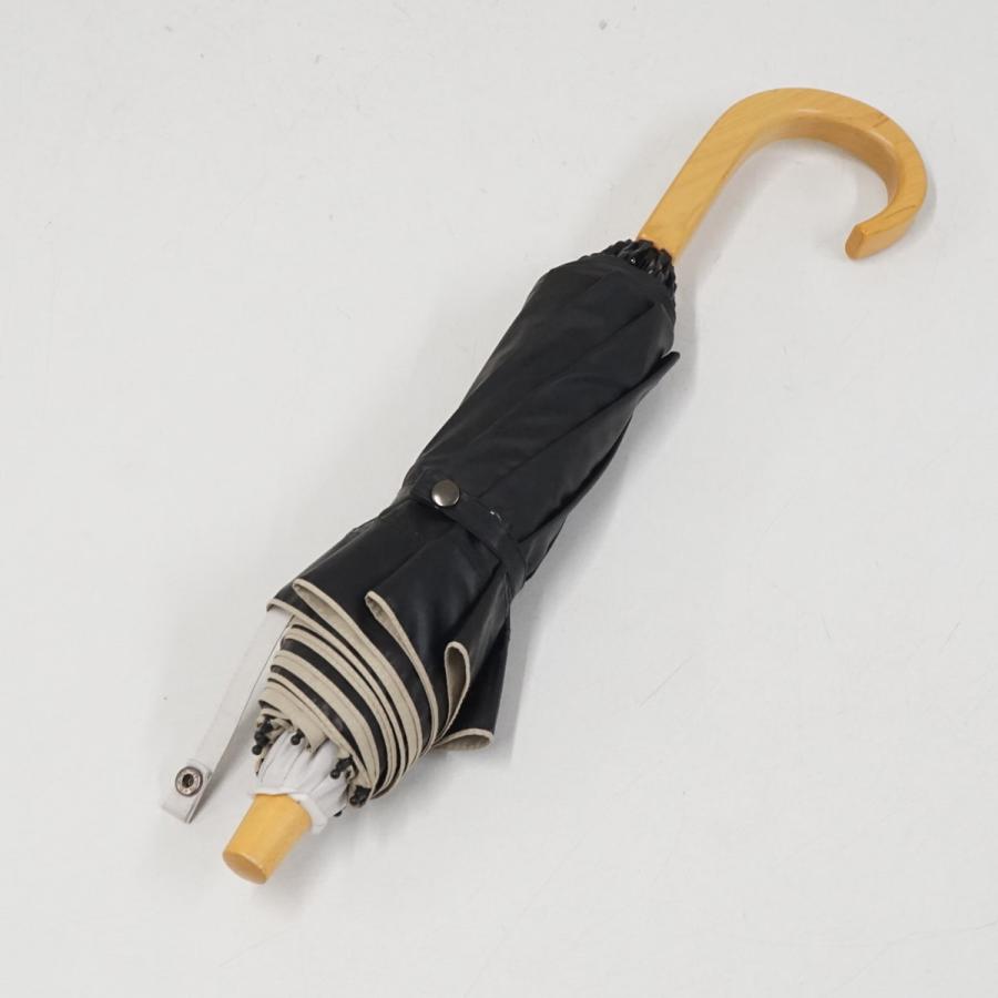 サンバリア100 完全遮光折日傘 USED美品 2段折 コンビ ホワイト