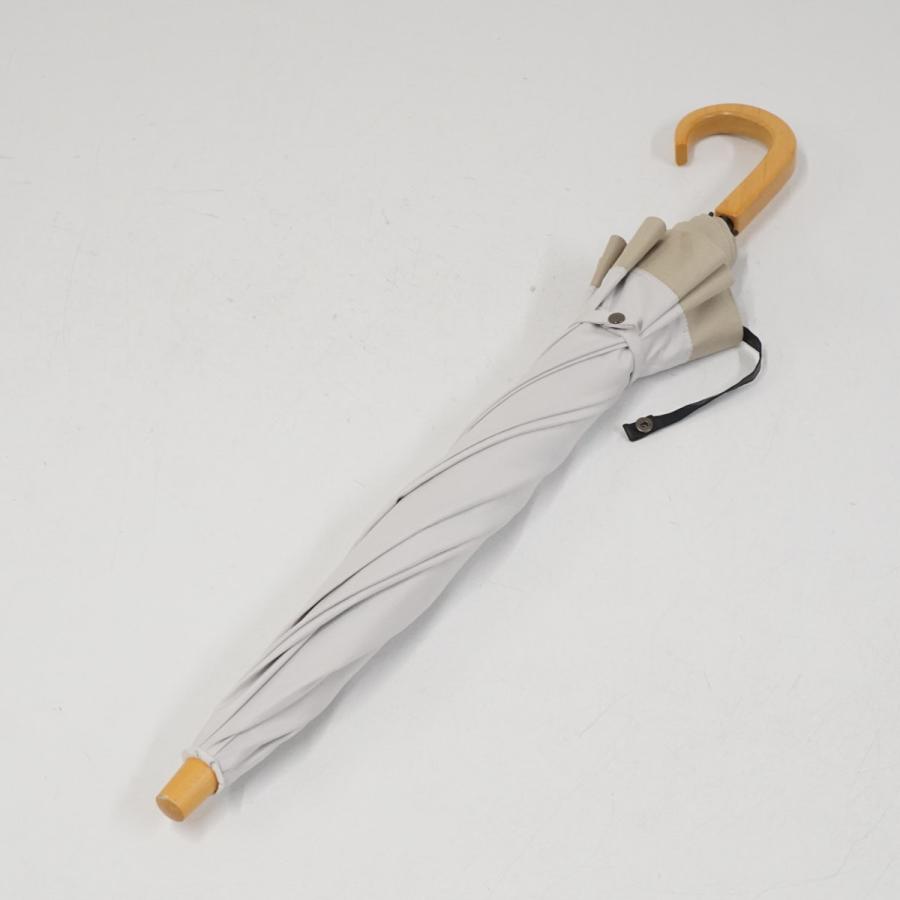 サンバリア100 完全遮光折日傘 USED美品 2段折 コンビ ホワイト