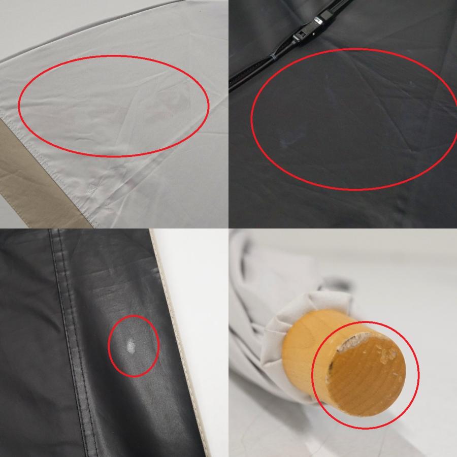サンバリア100 完全遮光折日傘 USED美品 2段折 コンビ ホワイト