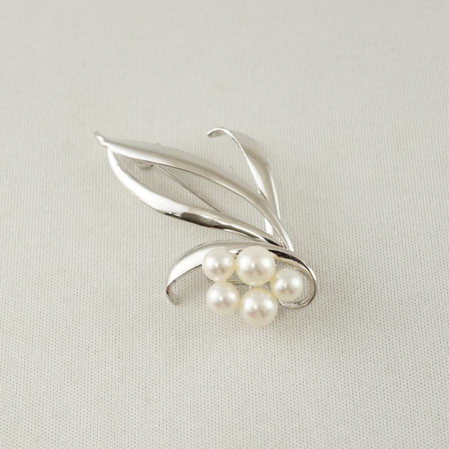 MIKIMOTO（ミキモト） ブローチ USED美品 パール シルバー X7150