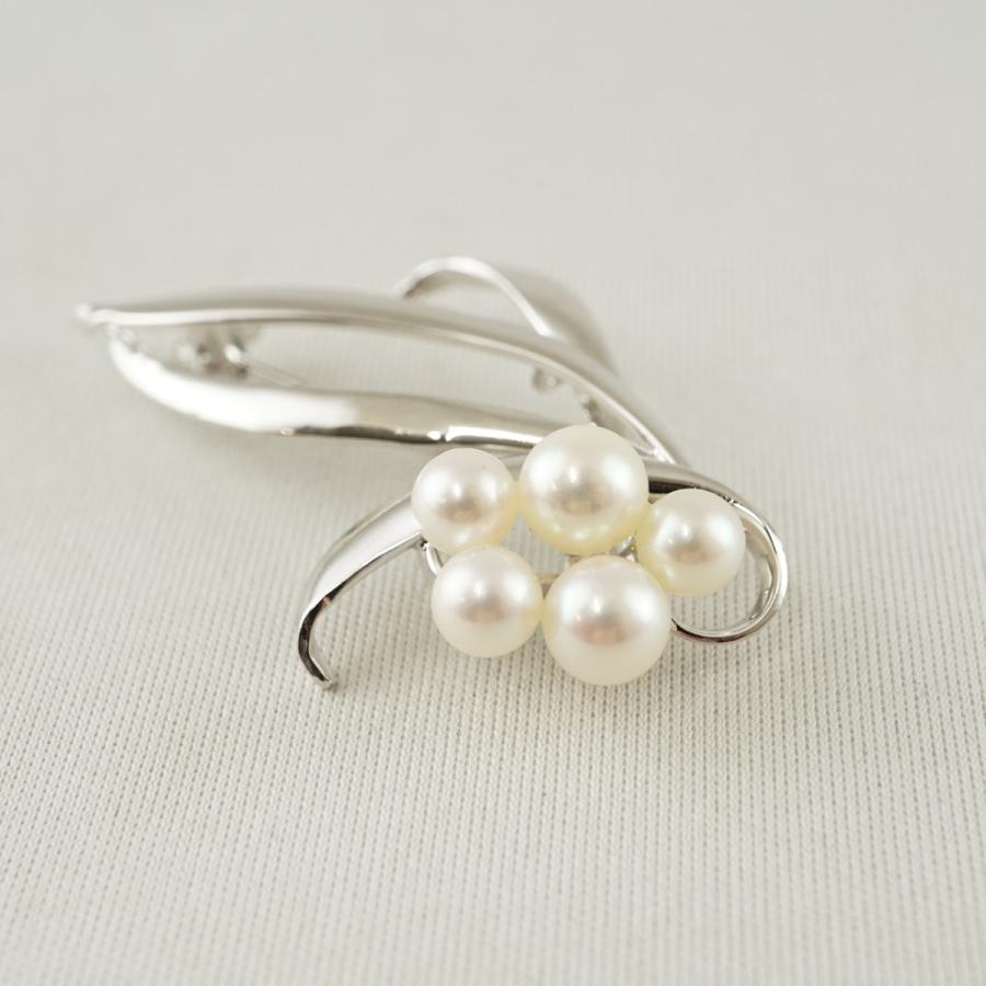 MIKIMOTO（ミキモト） ブローチ USED美品 パール シルバー X7150