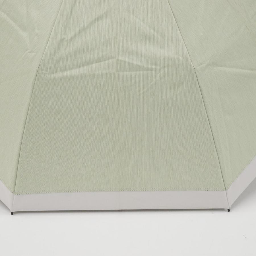 完全遮光折日傘 サンバリア100 USED品 2段 コンビmoku グリーン