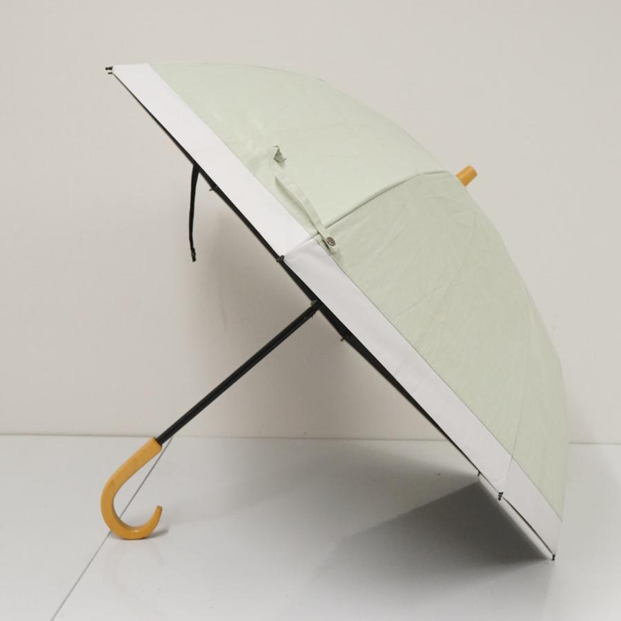 完全遮光折日傘 サンバリア100 USED品 2段 コンビmoku グリーン