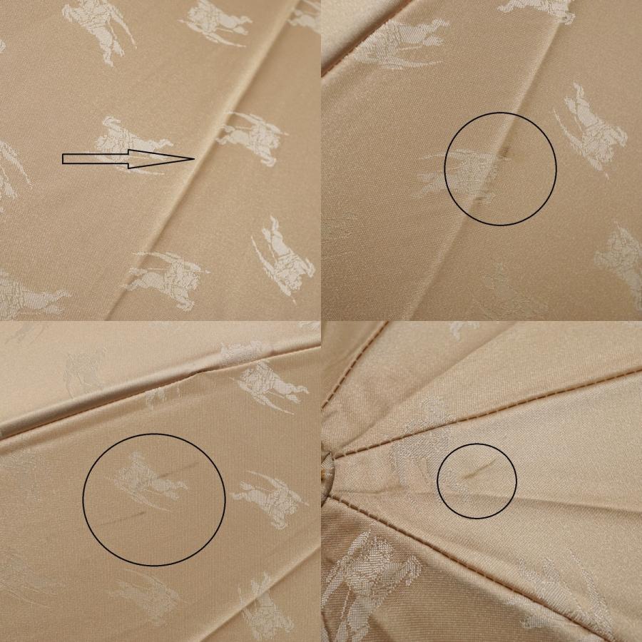 BURBERRY（バーバリー） 日傘 USED品 ホースマーク ロゴ UV 木製手元