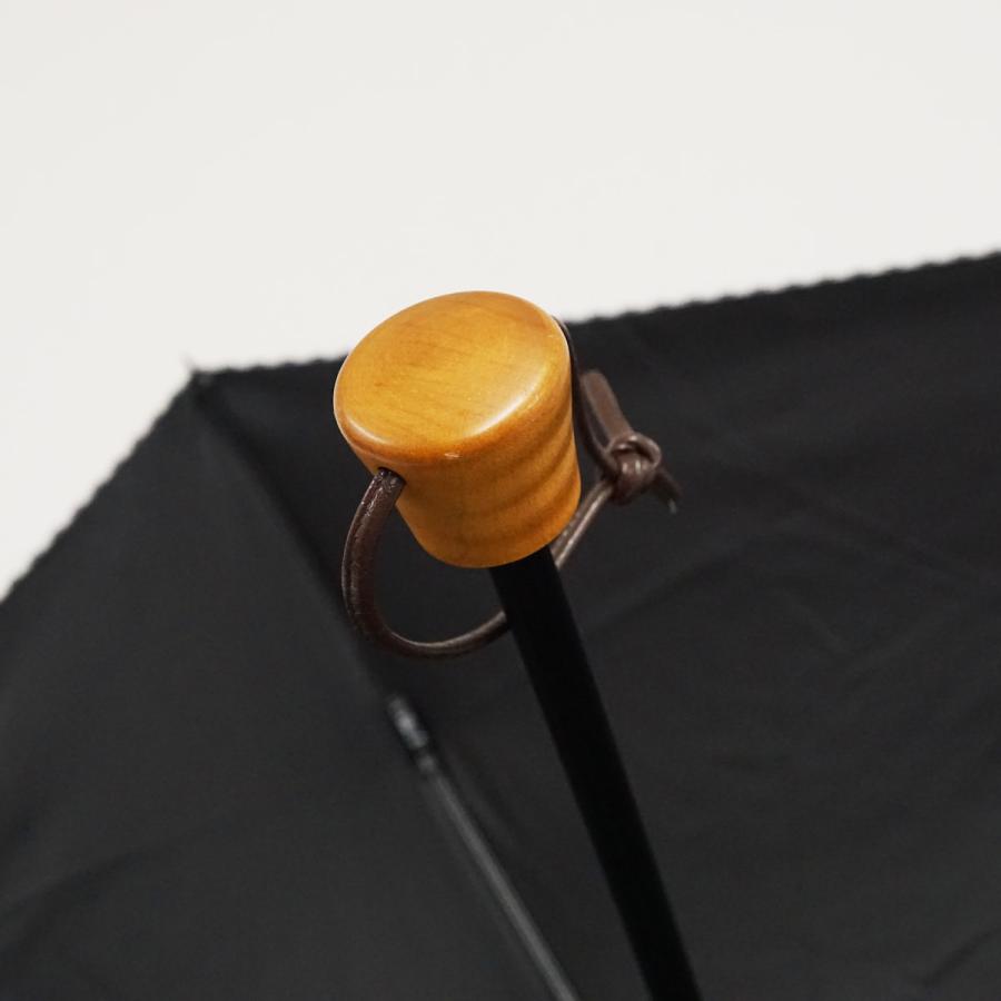 サンバリア100 完全遮光折日傘 USED品 3段折 ストライプ