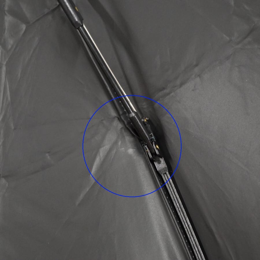 サンバリア100 完全遮光折日傘 USED美品 3段折 キューブ グレー UV