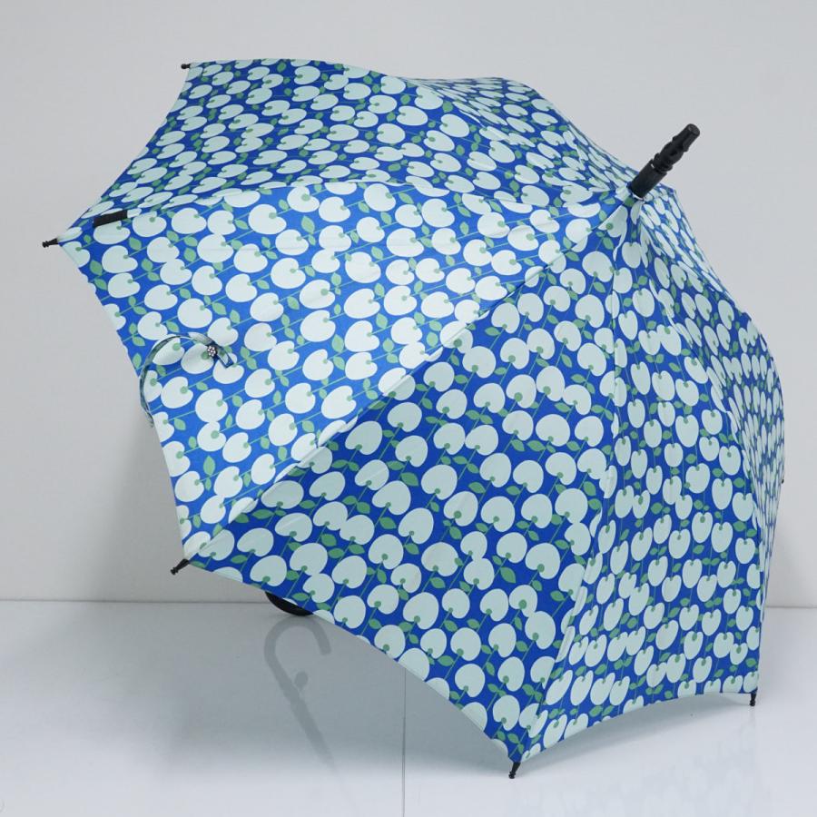 傘 ANNA SUI アナスイ パゴダ傘 USED美品 アート ブルー系 個性