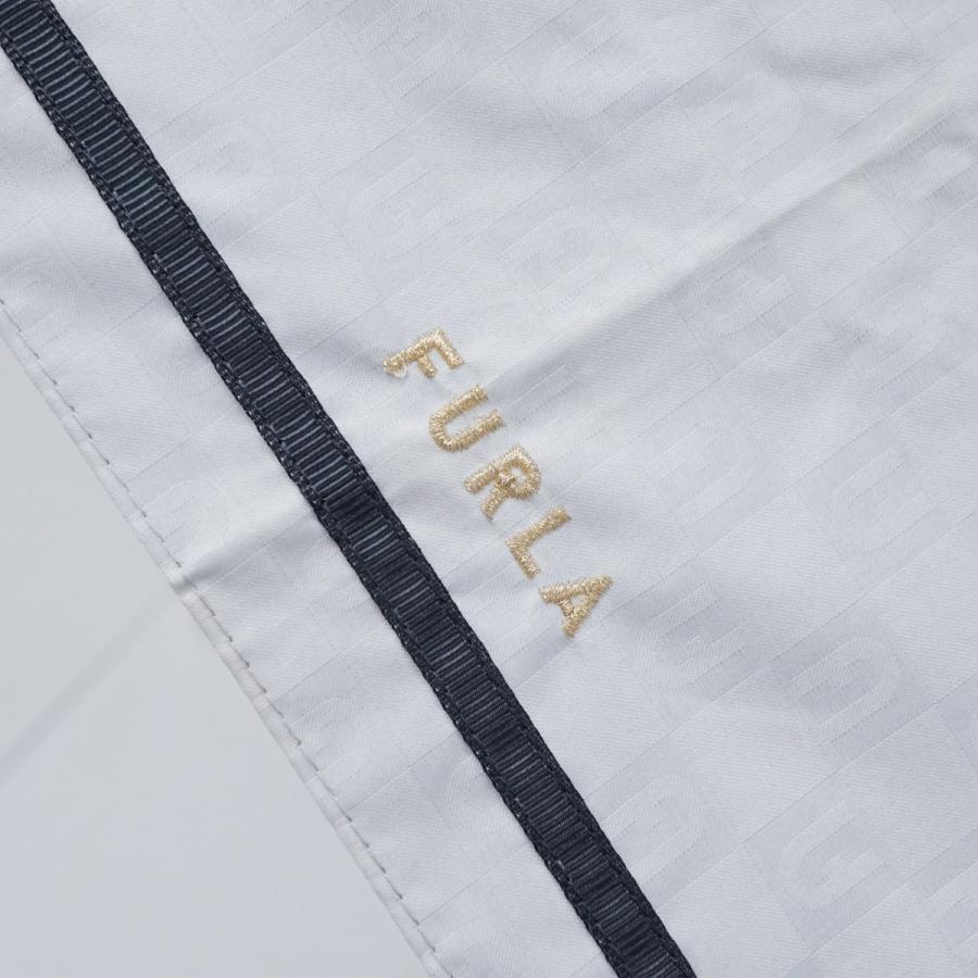 FURLA（フルラ） 折りたたみ日傘 USED美品 晴雨兼用 モノグラム ロゴ