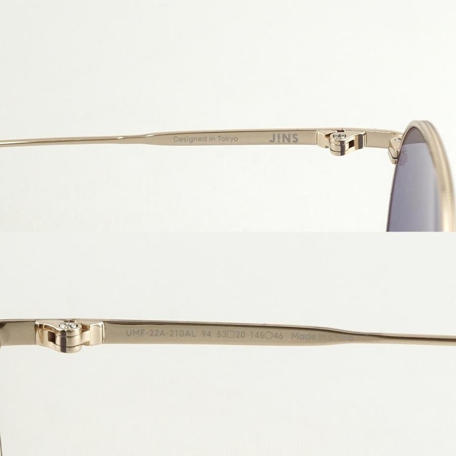 JINS（ジンズ） サングラス JINS Modern Rim Metal USED美品 UMF-22A