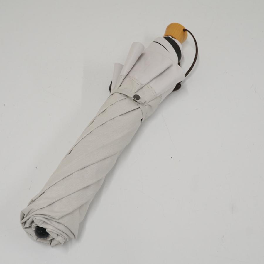 サンバリア100 完全遮光折日傘 USED美品 3段折 コンビmoku グレー