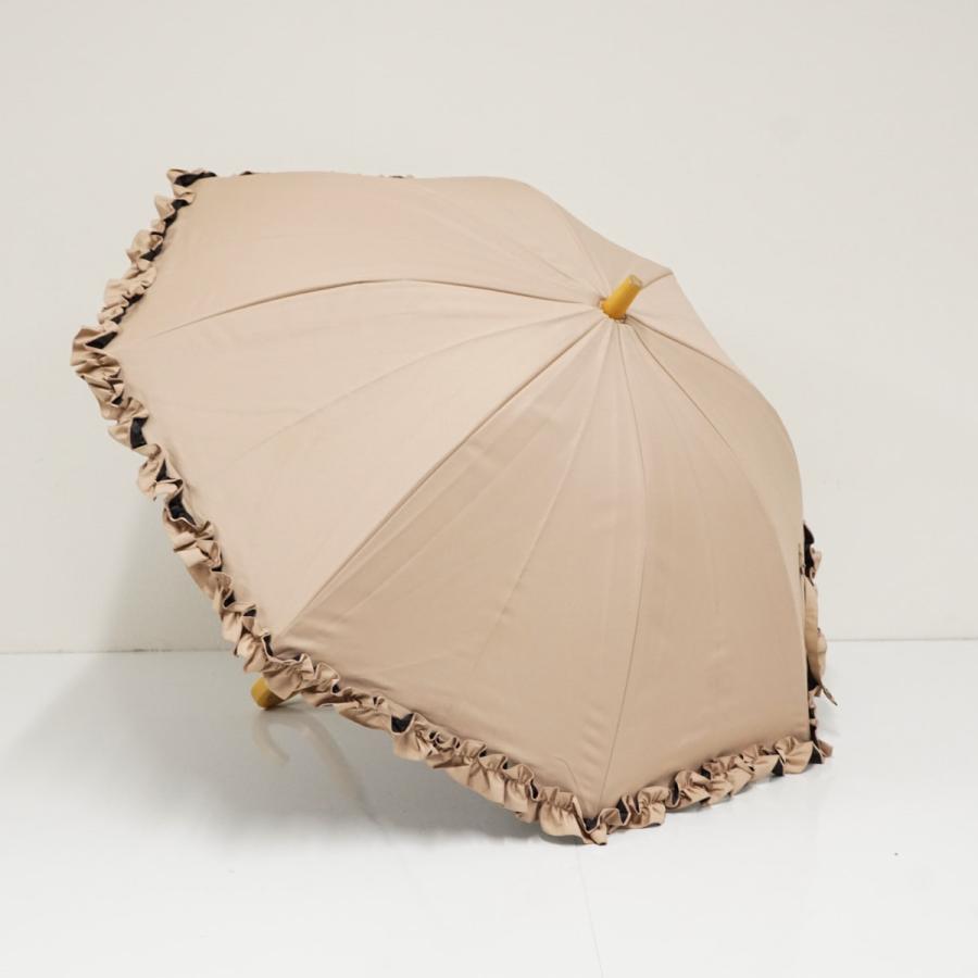 サンバリア100 完全遮光日傘 USED品 ピンク フリル Sサイズ UVカット