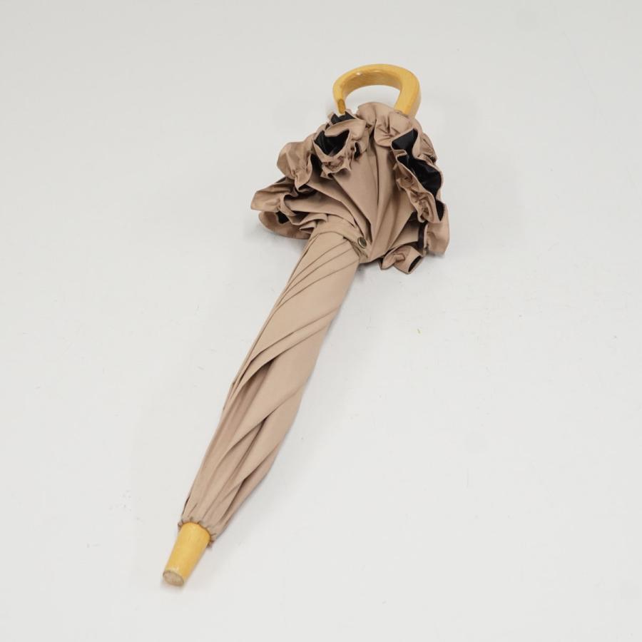 サンバリア100 完全遮光日傘 USED品 ピンク フリル Sサイズ UVカット