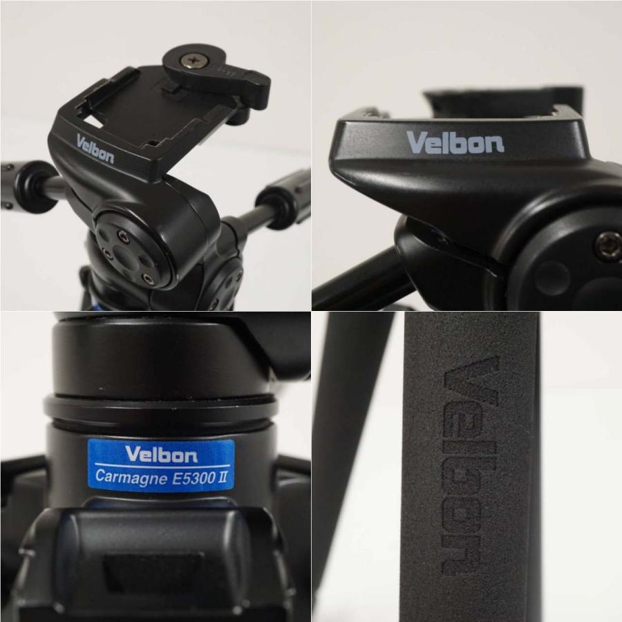 カルマーニュE シリーズ Velbon Carmagne E5300 II カーボン三脚 USED 