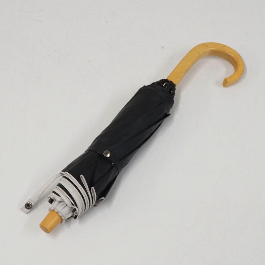 サンバリア100 完全遮光折日傘 USED品 2段折 キューブ グレー UV 遮熱