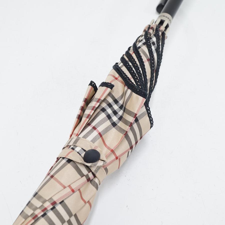 高級傘 BURBERRY バーバリー USED品 定番 チェック レディース