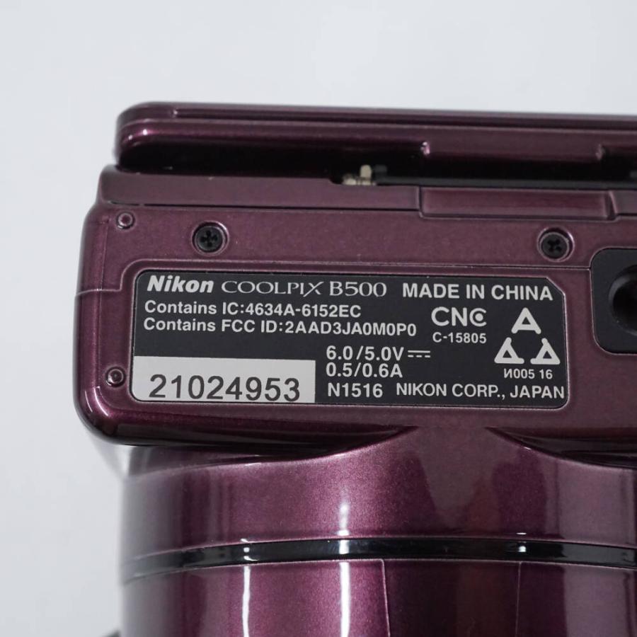 COOLPIX Nikon B500 USED品 デジタルカメラ 本体のみ 乾電池仕様 超