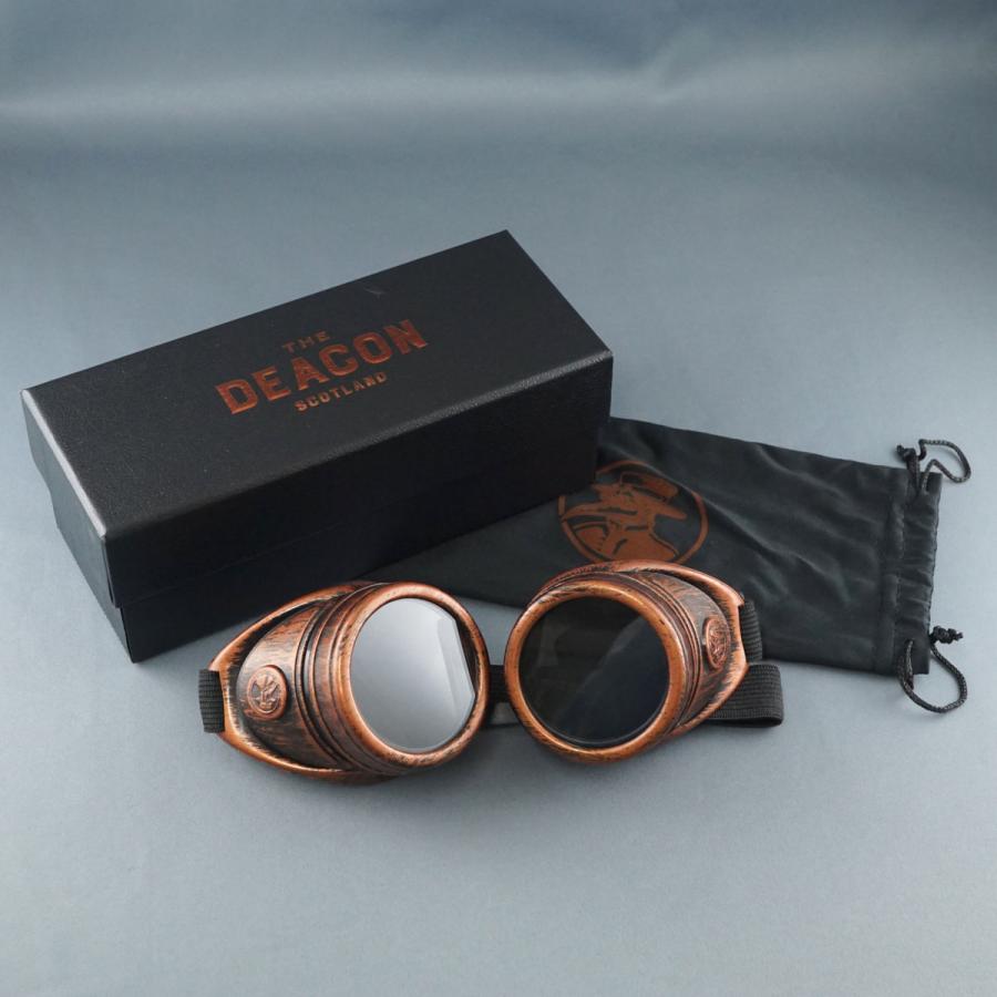 THE DEACON スチームパンクゴーグル 新品未使用】THE DEACON SCOTLAND ザ ディーコン ゴーグル スチーム