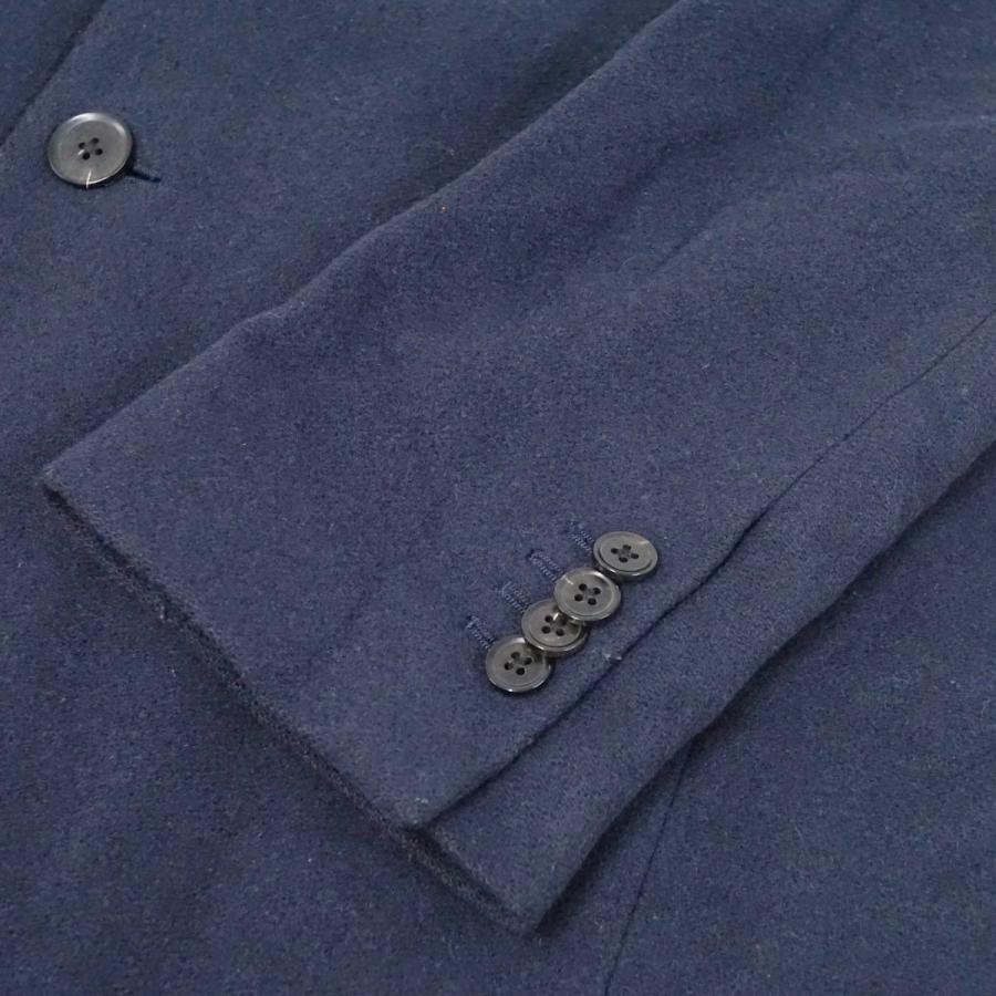 【美品】ユニバーサルランゲージ カシミア ダブルチェスターコート ネイビー 美品】ユニバーサルランゲージ カシミア ダブルチェスターコート