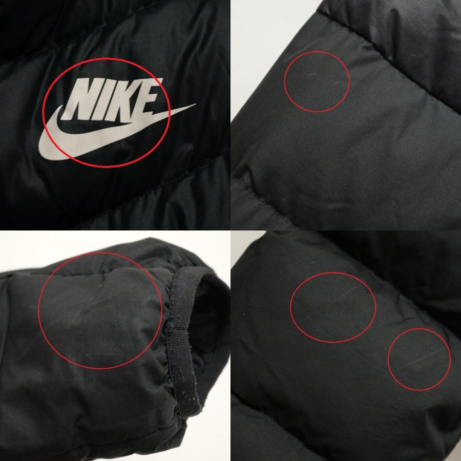 NIKE（ナイキ） ダウンジャケットパーカー USED品 メンズ ブラック M