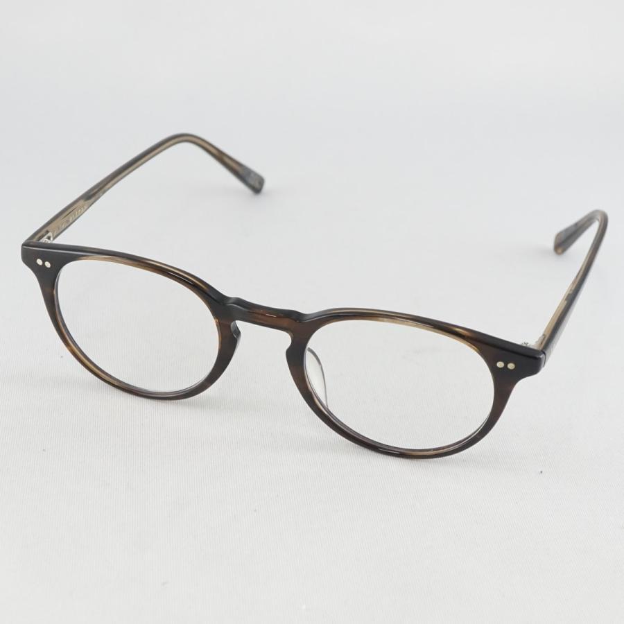 眼鏡 EYEVAN アイヴァン LOEWY 47 OLB USED美品 ブラウン ユニセックス 
