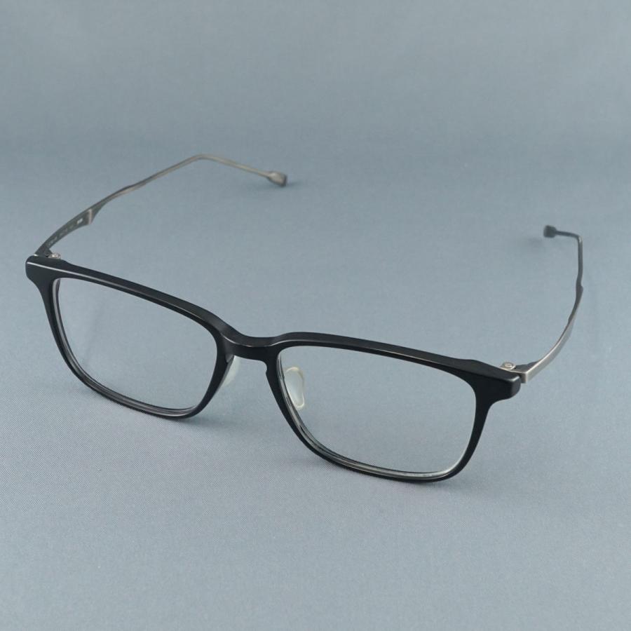 999.9（フォーナインズ） 眼鏡 USED美品 APM-09 col.9104 ブラック