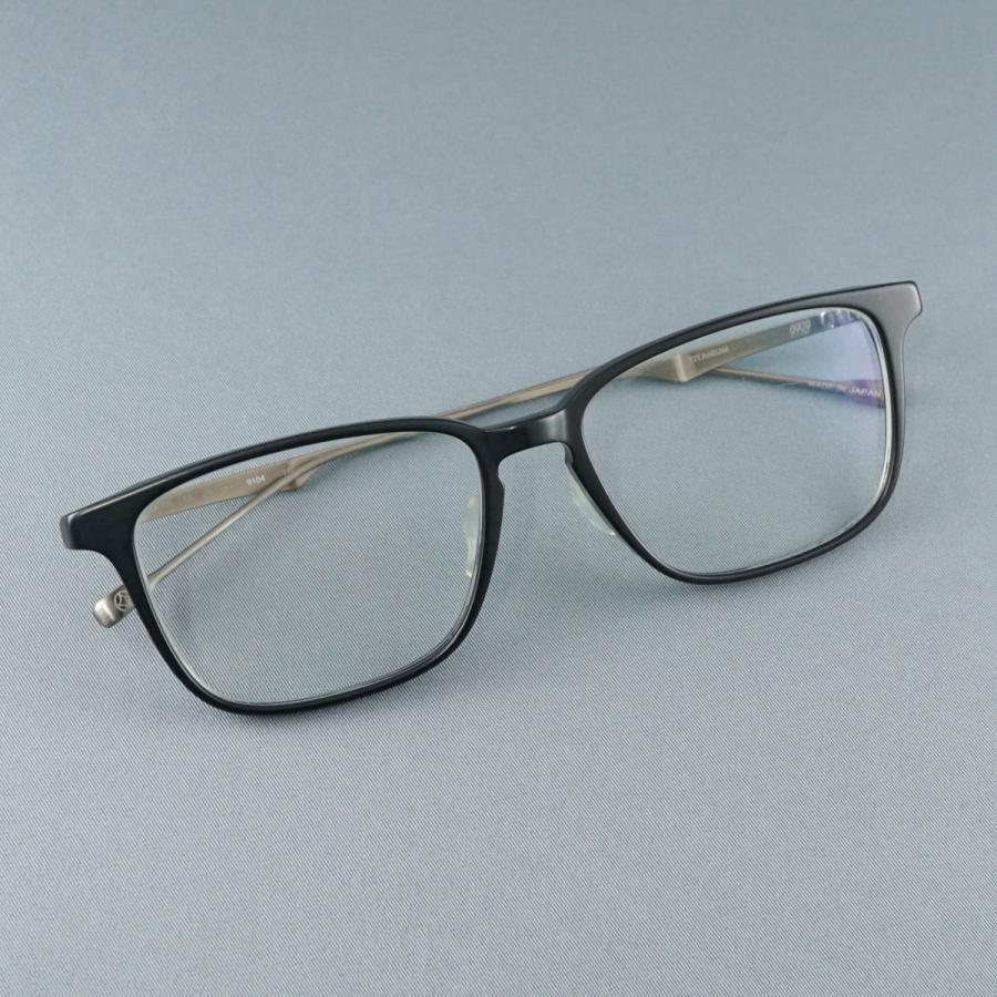 【美品】999.9フォーナインズ AP-09 メガネ 眼鏡 999.9（フォーナインズ） 眼鏡 USED美品 APM-09 col.9104 ブラック