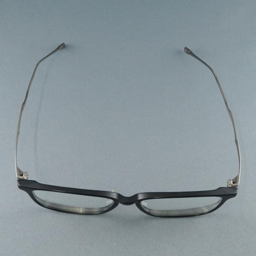 999.9（フォーナインズ） 眼鏡 USED美品 APM-09 col.9104 ブラック