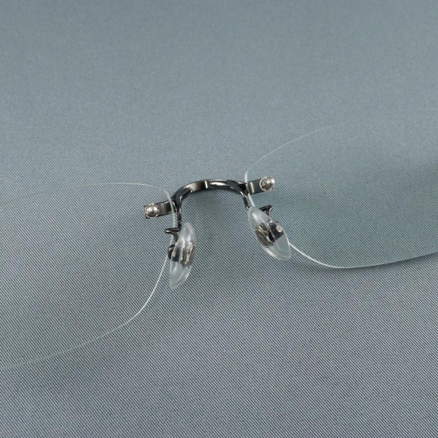 999.9 フォーナインズ 眼鏡 USED美品 TW-31T col.12 ガンメタリック