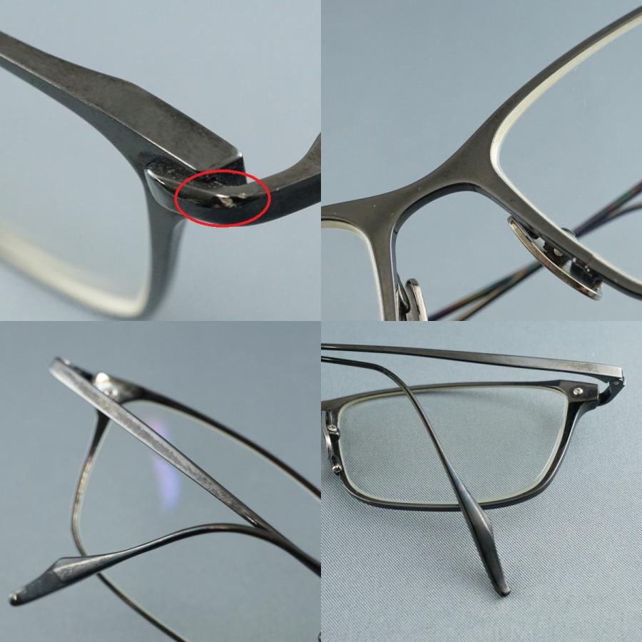 金子眼鏡 SPIVVY USED美品 SP-1190 スピビー ブラック メンズ チタン